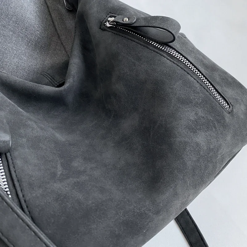 Дизайнерская однотонная женская сумка из искусственной замши роскошные женские