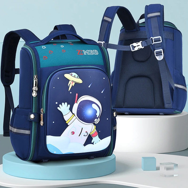 Children's Backpacks School Bags for Girls Boys Cartoon Cute Astronaute Schoolbags Kids Kawaii Book Bag Unicorn Backpack Mochila