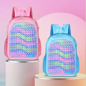 Imported School Backpack Girls Pop Backpack for Girls Kids Fidget Backpack Bag Fidget Toys Back to School Bac
