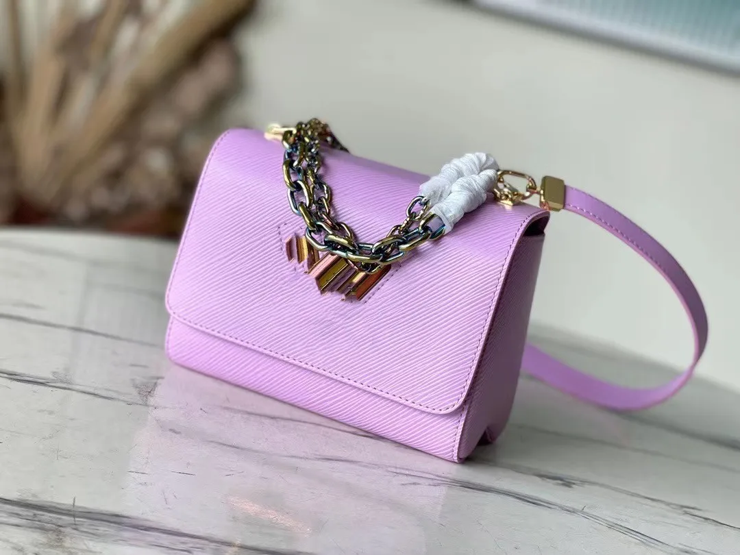 

2023 Женская сумочка из зернистой кожи, цепочка и съемный кожаный плечевой ремень для рук, плеч, кросс-боди!