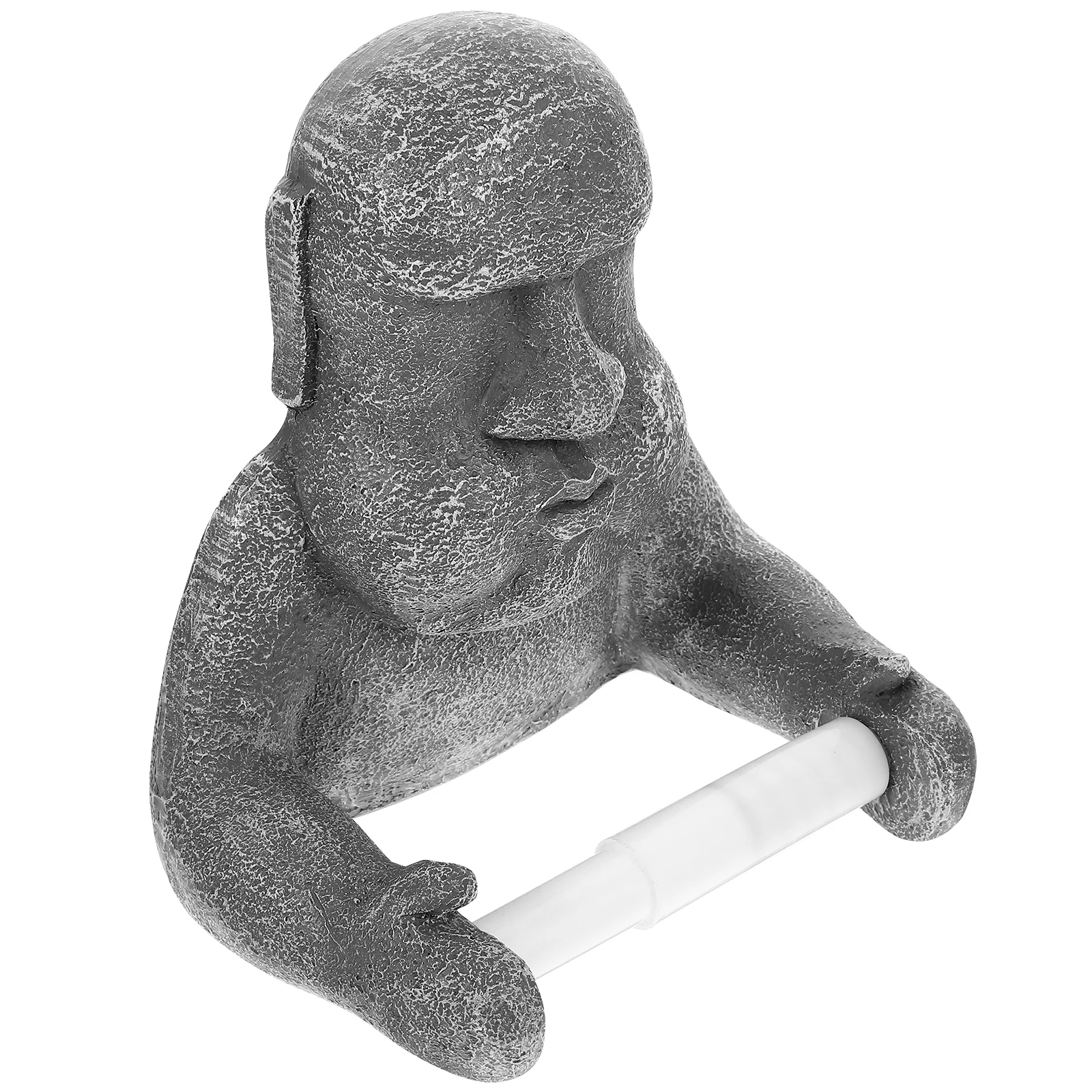 

Cute Toilet Paper Rack Rack Hotel Mount Towel Dispenser Desktop Resin Household