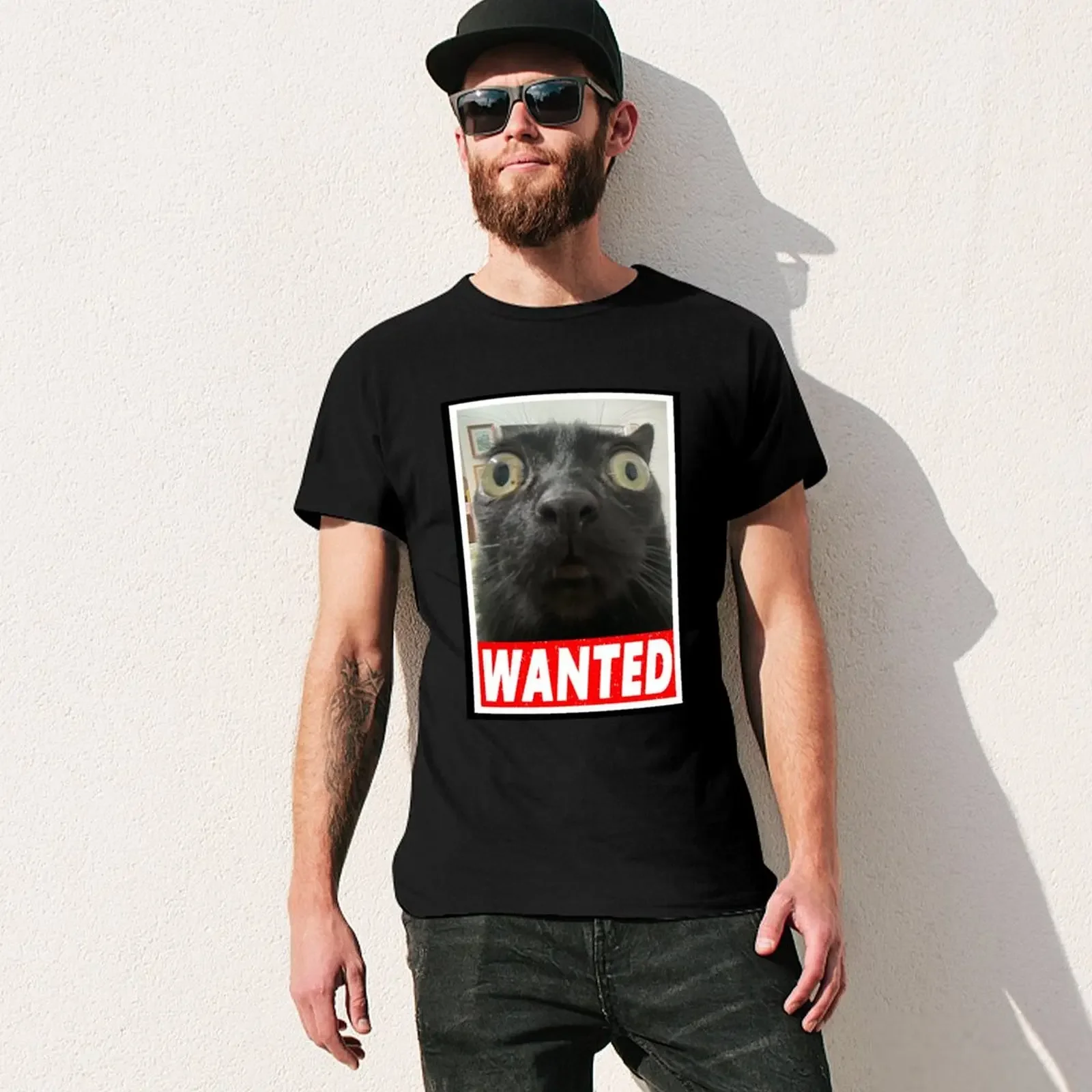 Футболка Wanted Bigfootjinx мужская футболка винтажная рубашка с аниме короткими