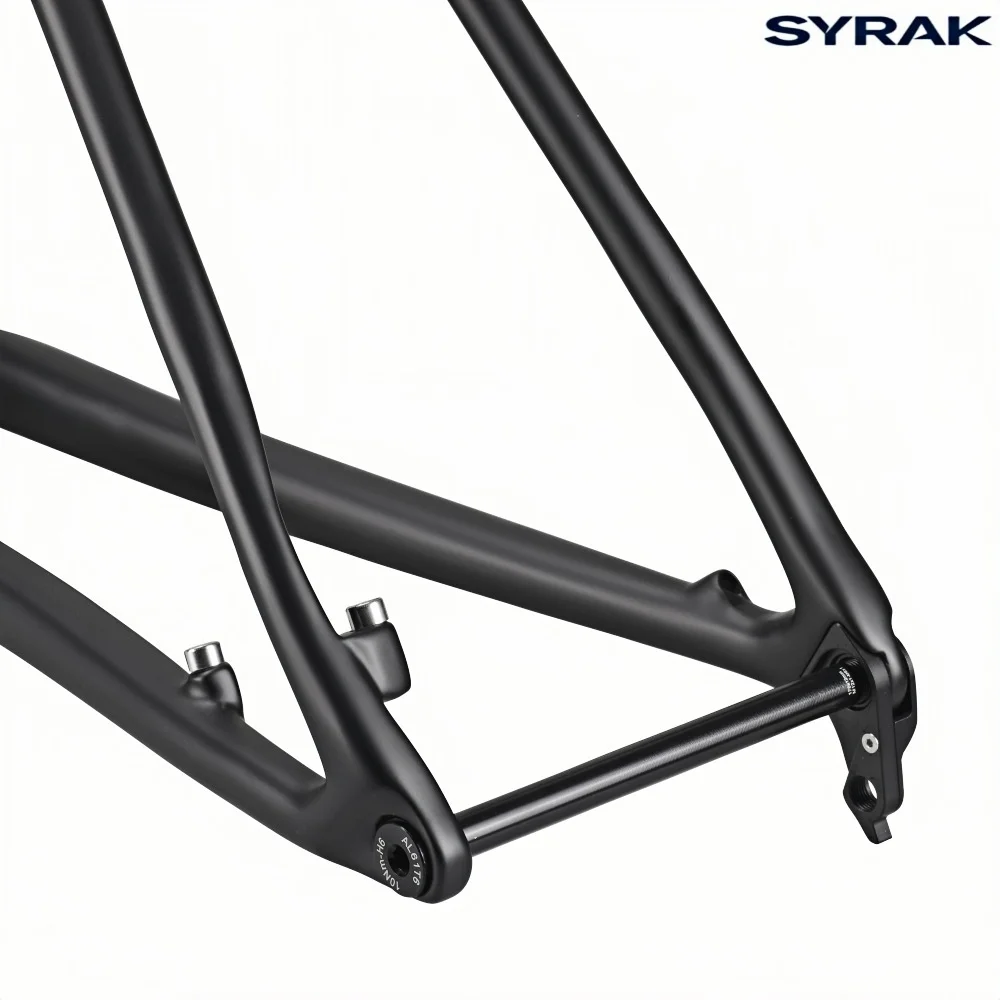 Фото Карбоновая рама для горного велосипеда SYRAK 29er MTB, Boost, 950 г, легкая, размеры S/M/L, карбоновый телескоп, карбоновый квадроциклетный каркас, рама для горного велосипеда №5