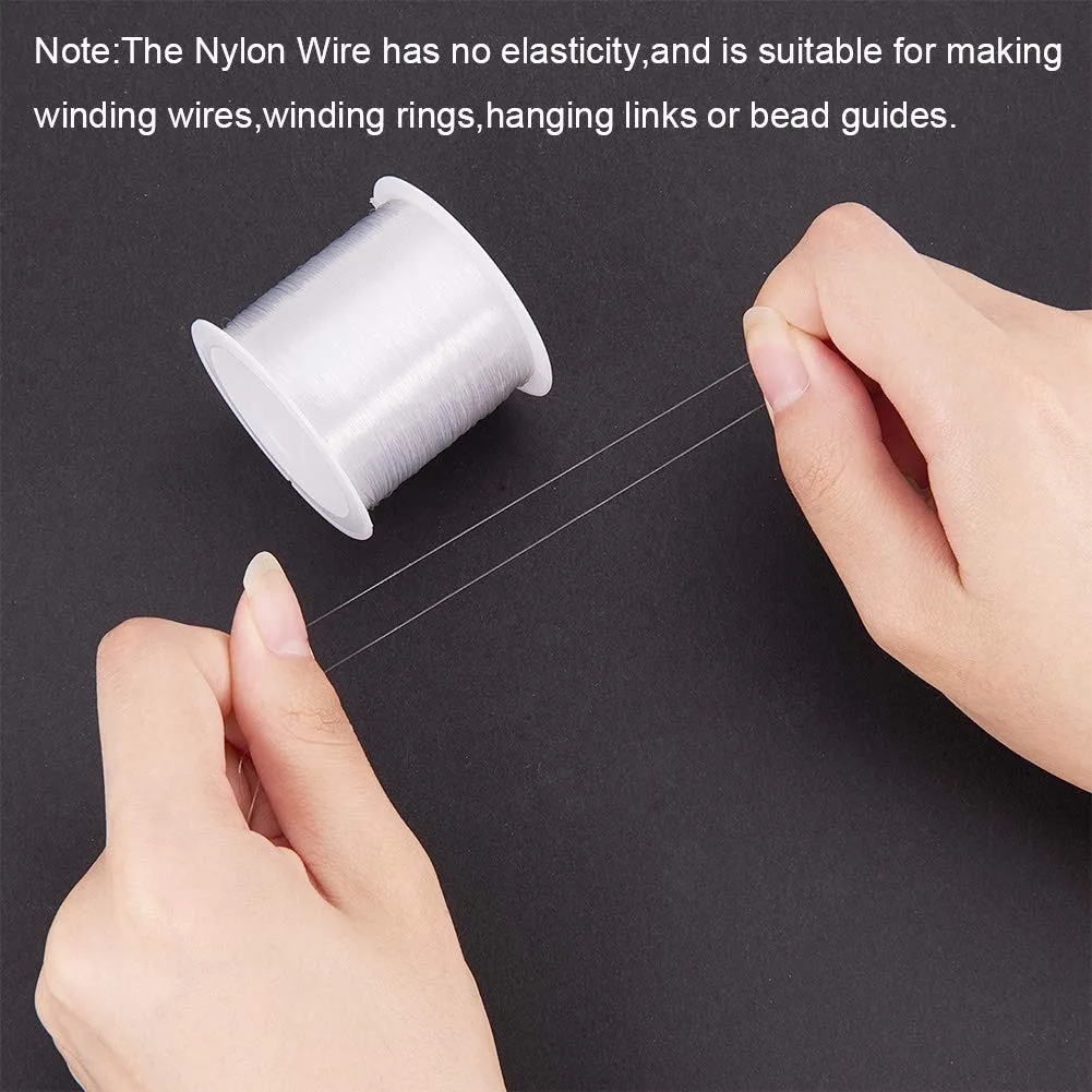 5-130 м кристально чистая нейлоновая нить рыболовная леска провод для бусин сделай