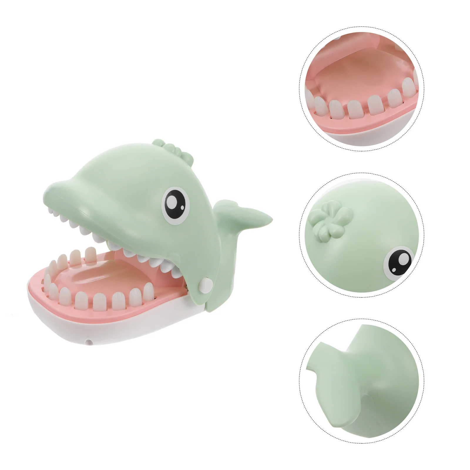 

Table Games Green Toy Trick Finger Biting Earth Tones Joke Funny Plaything Plastic Teeth Child Children gift Toys