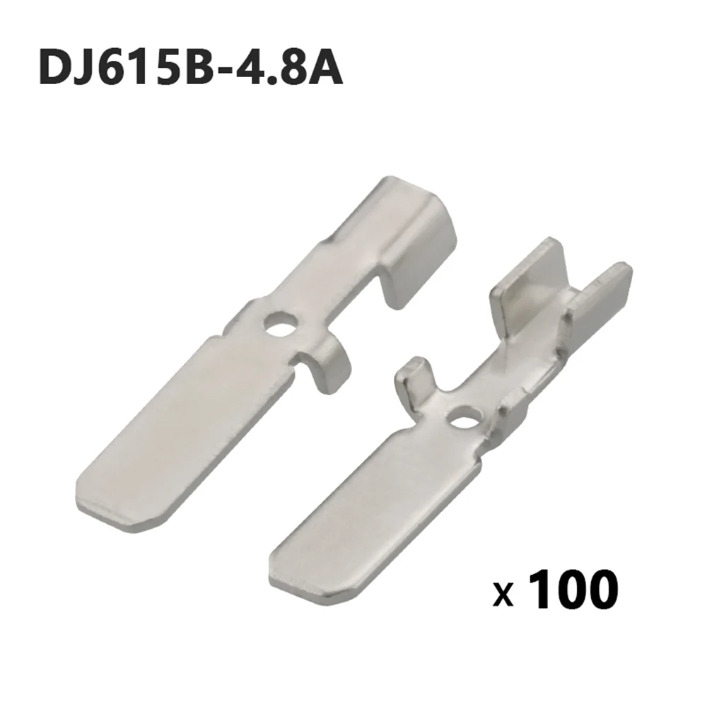 100 шт., медные контакты, 4,8 серия