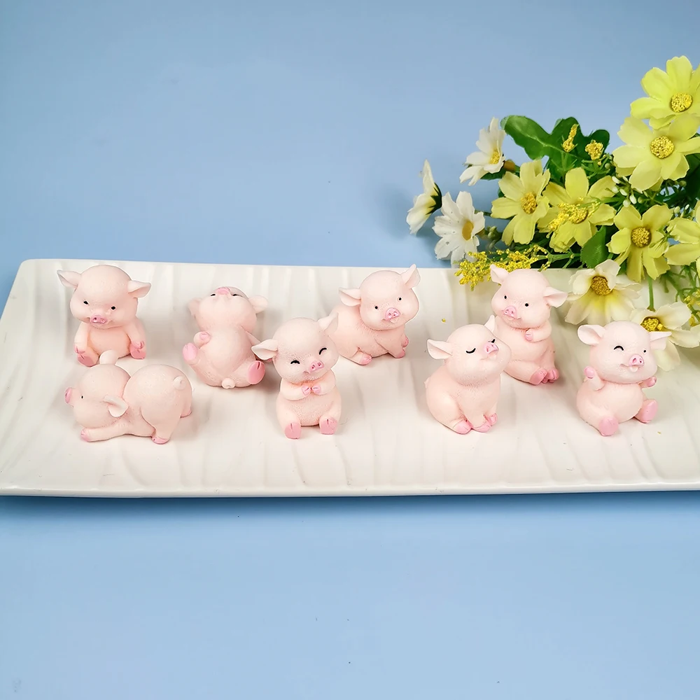 PRZY Mold 3D Soap Molds Handmade Fondant Mould Silicone Mini Piggy Baby Molds Piglet Soap Clay Resin Candle Mould