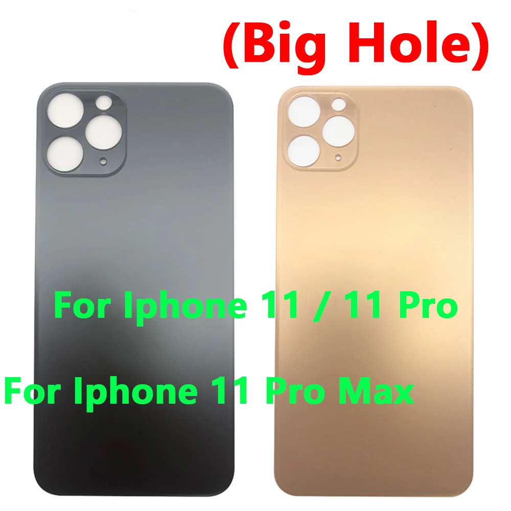 

Крышка батарейного отсека для Iphone 11, задняя крышка батарейного отсека, стеклянный чехол для iPhone 11 11pro Max, Задняя стеклянная крышка, корпус, ре...