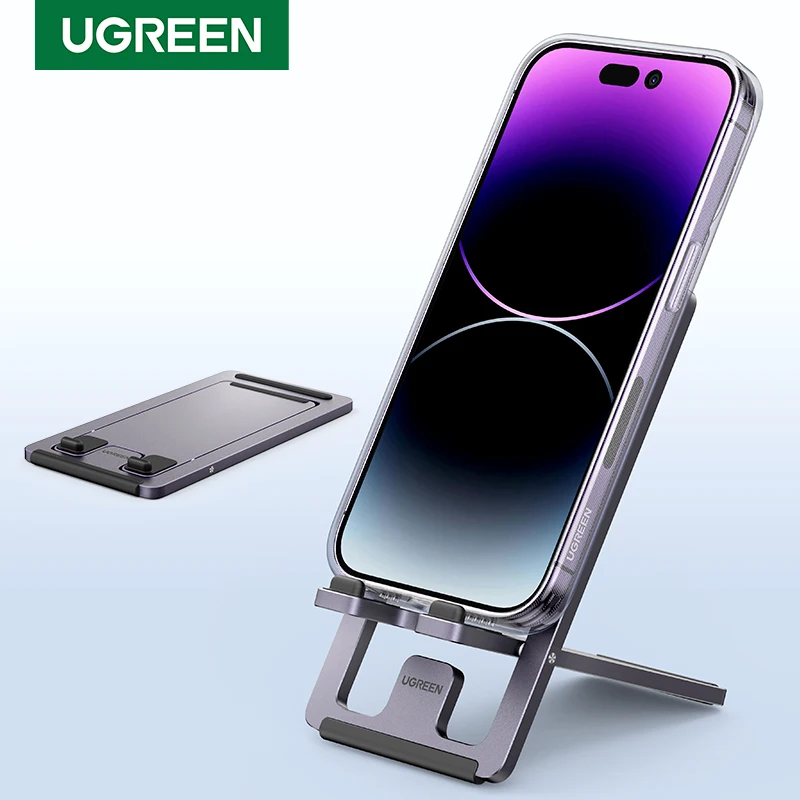 Держатель для телефона Ugreen, алюминиевая настольная подставка для iPhone14 13 12 Xiaomi Samsung Huawei, держатель для планшета