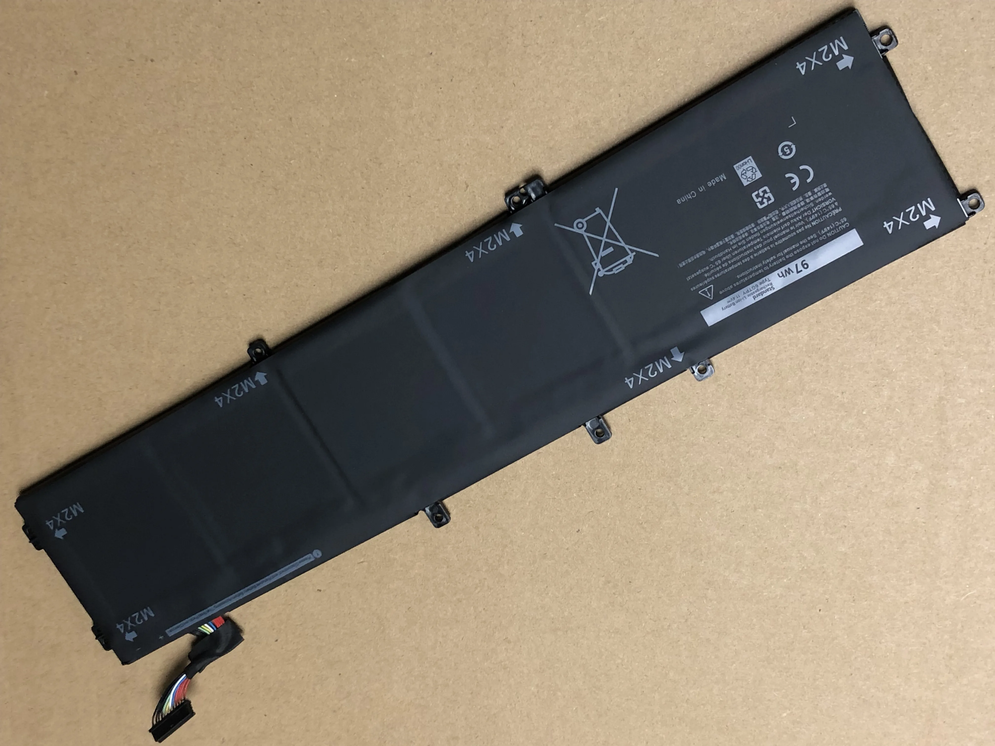 97WH 6GTPY Аккумулятор для ноутбука Dell XPS 15 9560 9570 9550 7590 Precision 5540 5520 5530 5510 Vostro 7500 Series 5041C