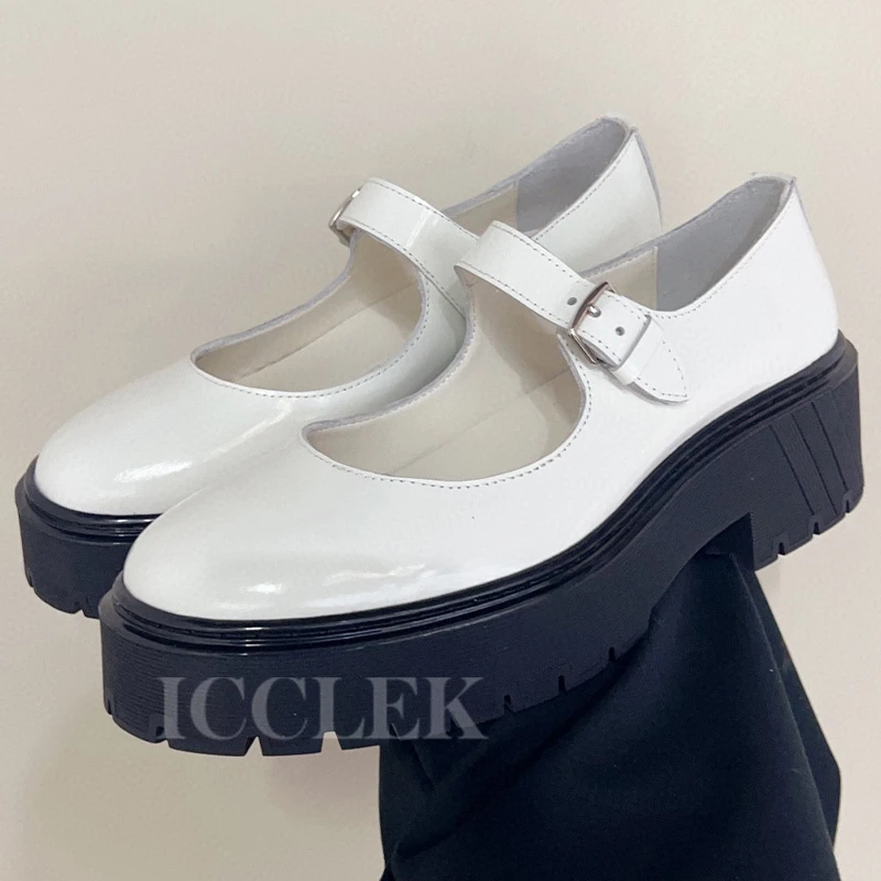 

Female Casual Shoes Spring New Advanced Naikan Non-slip Platform Leisure Shoes Wear Resistant Thick Bottom Ladies Loafers