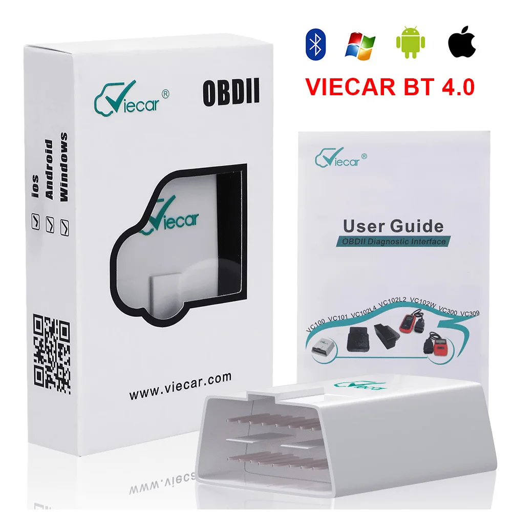 

Bluetooth 4.0 Original OBDII Scanner For Android/IOS Code Readers Viecar ELM 327 V1.5 OBD2 Car Diagnostic Tool