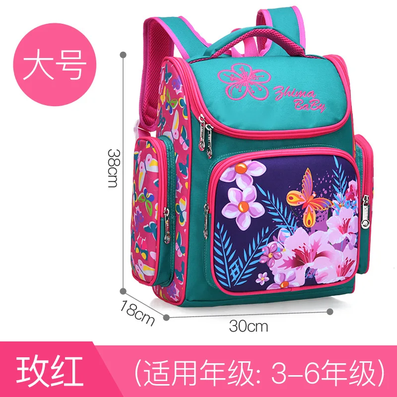 2022 Primary School backpack Waterproof Children School bags for Boys Girls Kids Cartoon Schoolbag Orthopedic mochilas infantil