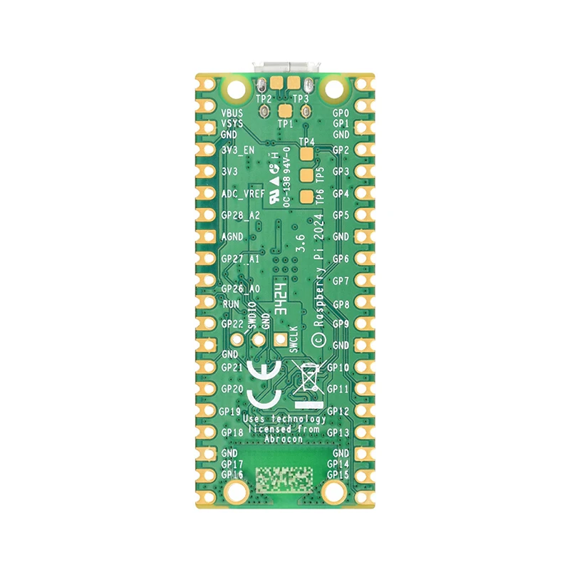 Чип микроконтроллера Raspberry Pi Pico 2 Вт RP2350 двухъядерный кронштейн Cortex-M33 и Hazard3 RISC-V
