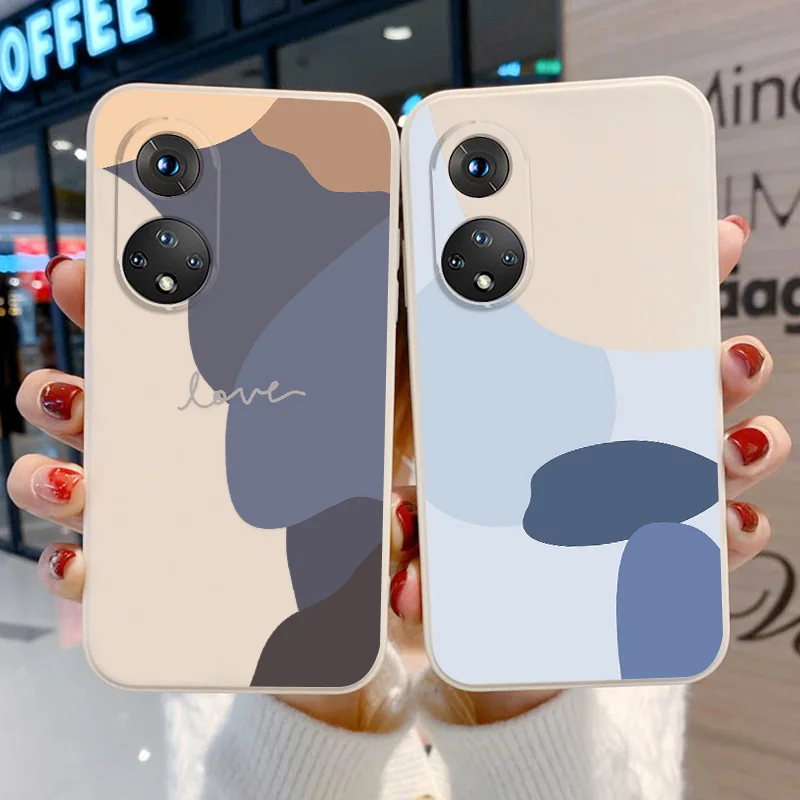 Чехол Honor 50 для Hauwei 8A 9X 20 Pro 20s P30 Lite P40 P50 Y6 Y5 Y9 Prime 2019 Nova 5T 7i | Мобильные телефоны и