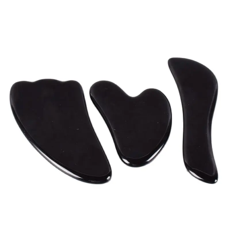 Инструмент Для Массажа Гуаша, 100% натуральный обсидиан, традиционный китайский спа для лица, акупунктура, соскабливание, заживление для здоровья, красота тела Инструмент Для Массажа Гуаша, 100% натуральный обсидиан, традиционный китайский спа для лица, акупунктура, соскабливание, заживление для здоровья, красота тела