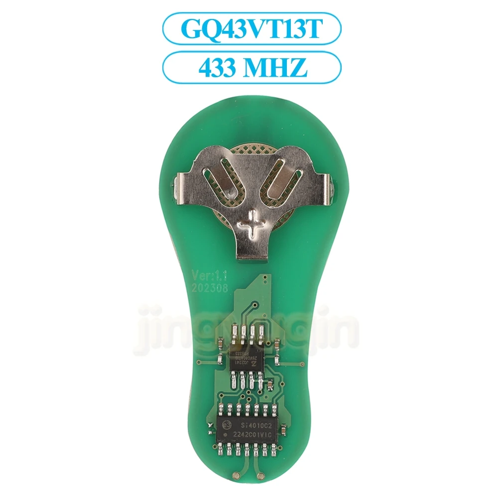 

Пульт дистанционного управления для автомобиля Jingyuqin, печатная плата для автомобиля GQ43VT17T/13T/9T 315/433 МГц для Jeep Dodge Durango Chrysler 300M conверевка 2001-2004 3/4 кнопки