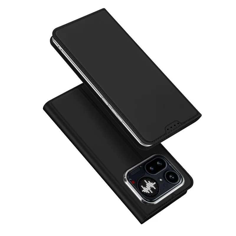 Фото Магнитный флип-чехол Dux Ducis из искусственной кожи для Nothing Phone 4a Pro с отделением для карт, противоударный защитный чехол №1