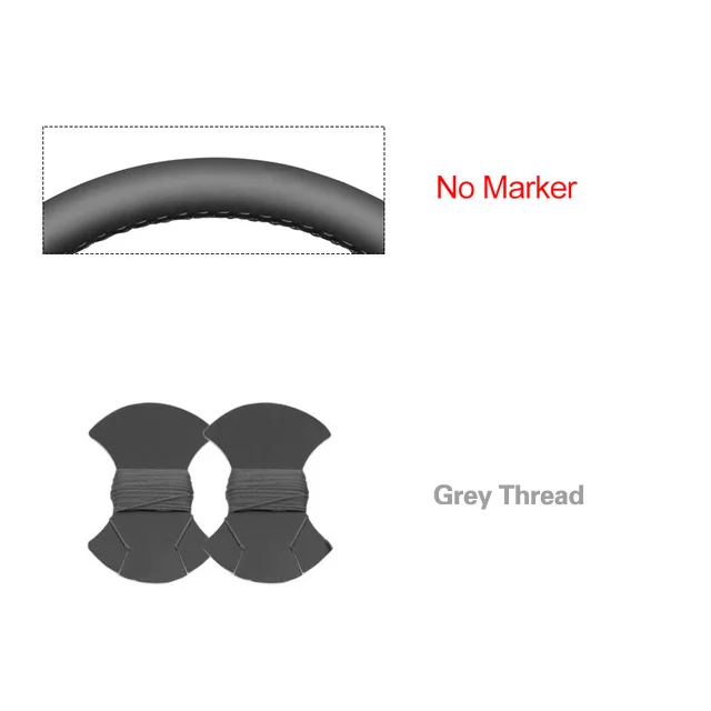 

Черный чехол на руль автомобиля из искусственной кожи для Toyota Land Cruiser 100 105 Prado 1996-2002 гг.