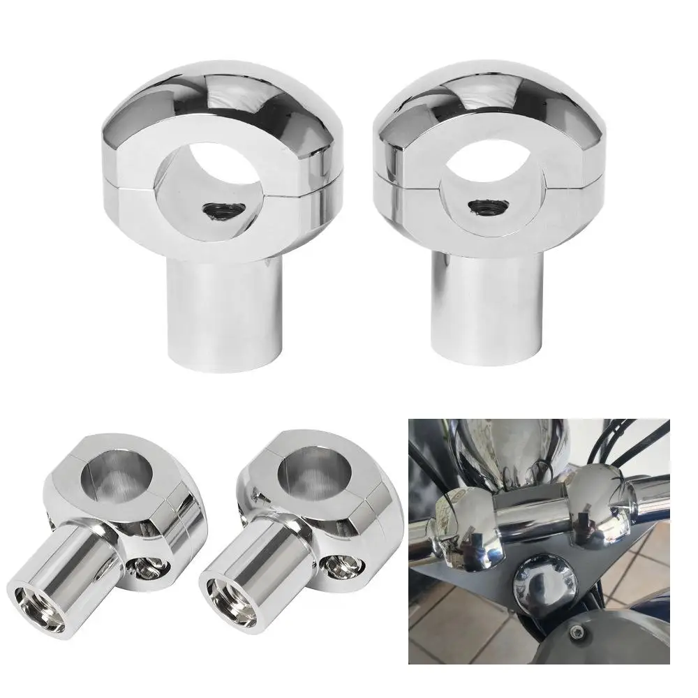 

1 Pair Motorcycle Handlebar Risers Retro Faucet Heightened Column Fixed Extension Kit Modified Accessories