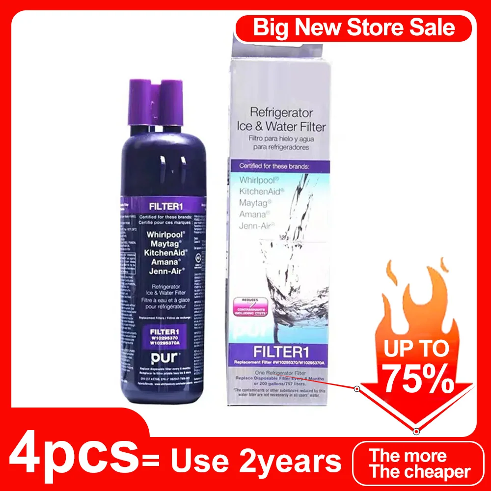 Фильтр для воды холодильника EDR1RXD1 W10295370A 1 W10295370 P8RFWB2L P4RFWB