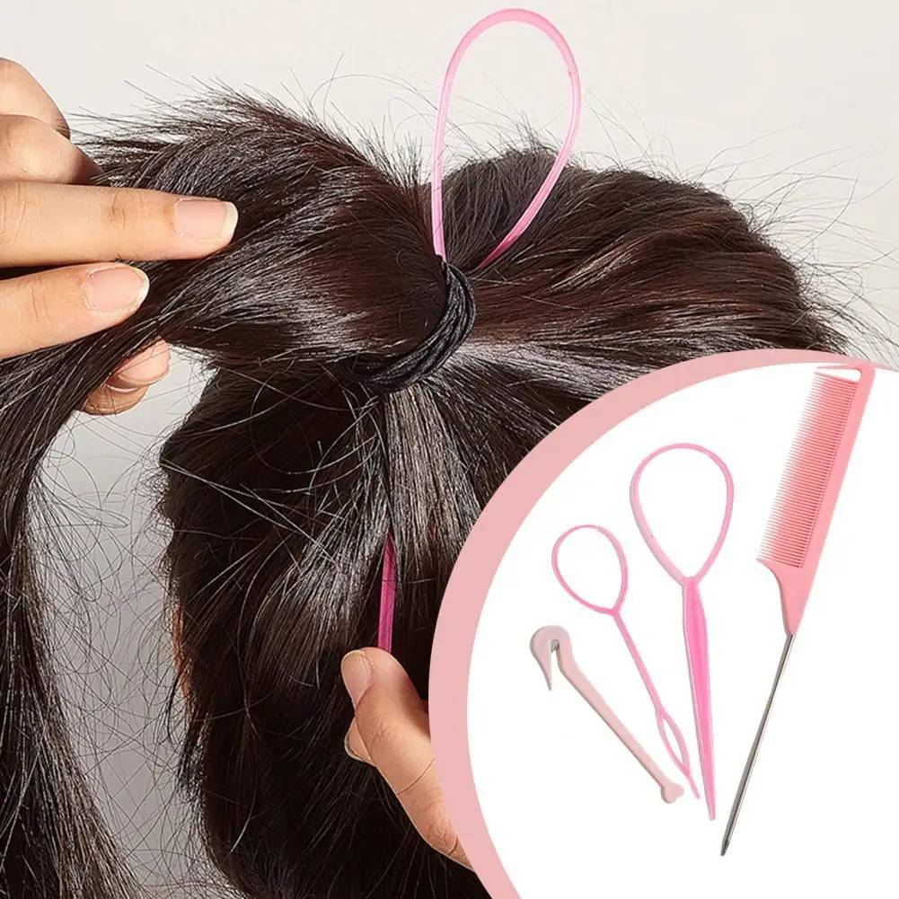 

Легкая переноска, компактный Плетеный Твист-бигуди для волос, набор для укладки для женщин