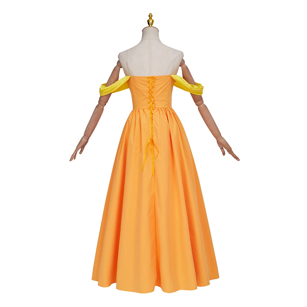 Костюм для косплея Бамнетки Лорета панетта принцесса зеленый желтый взрослых