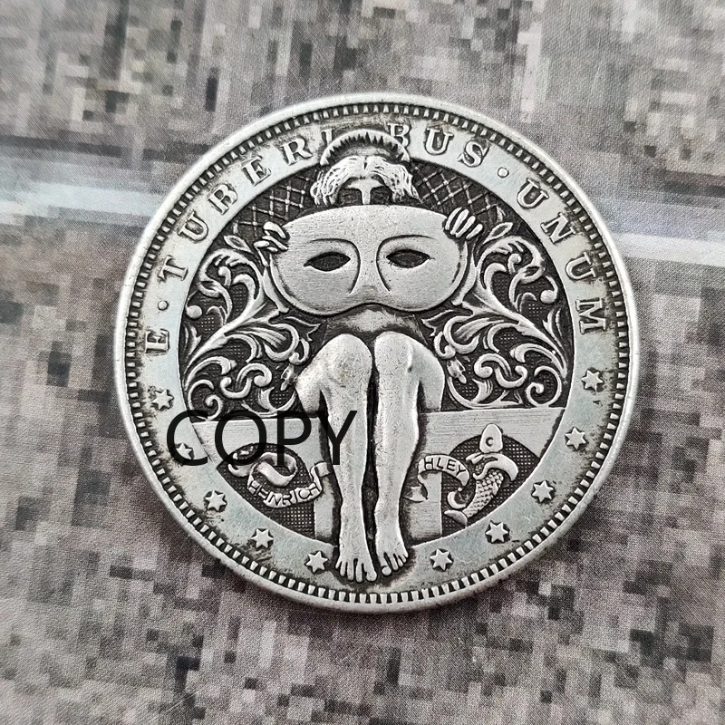 

American Silver Dollar Skull Coin Collection Commemorative Coin Copy Coin copy