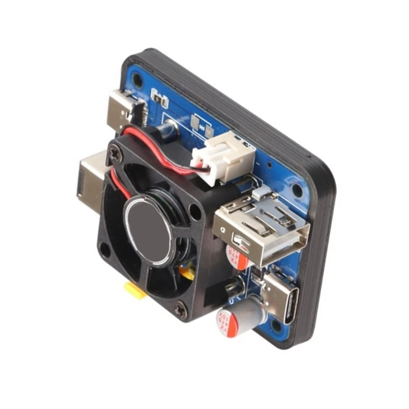 Модуль питания высокой мощности 5V5A PD для модуля RPi 5 широкое напряжение два входа