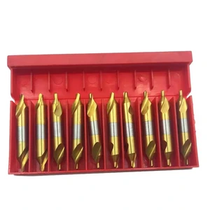 10 шт. центральное сверло для снятия фаски позиционирование Тип 172 60 градусов покрытие титановая Зенковка для металлообработки