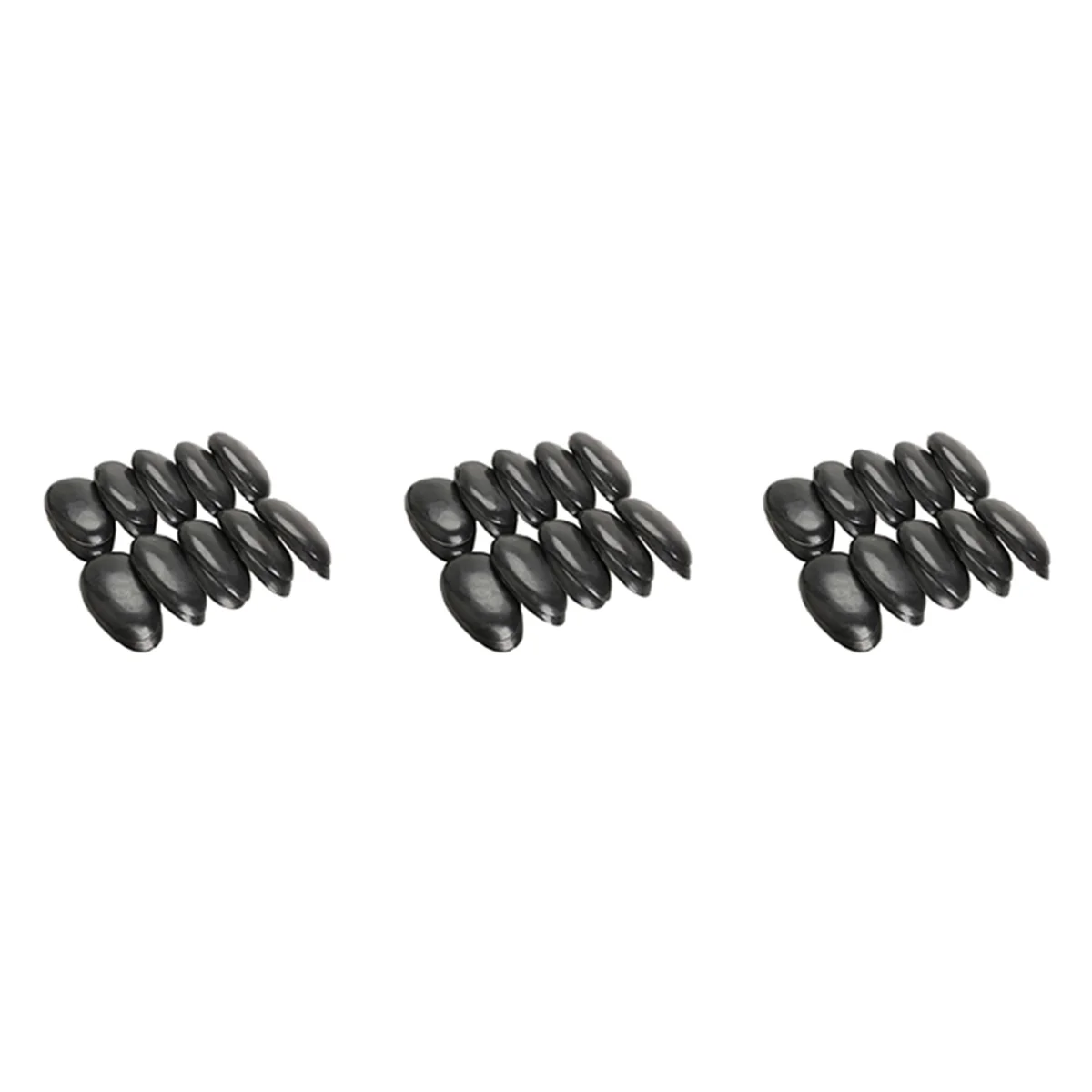 

30 Pairs Black Plastic Hairdressing Dye Coloring Ear Cover Shield Protector