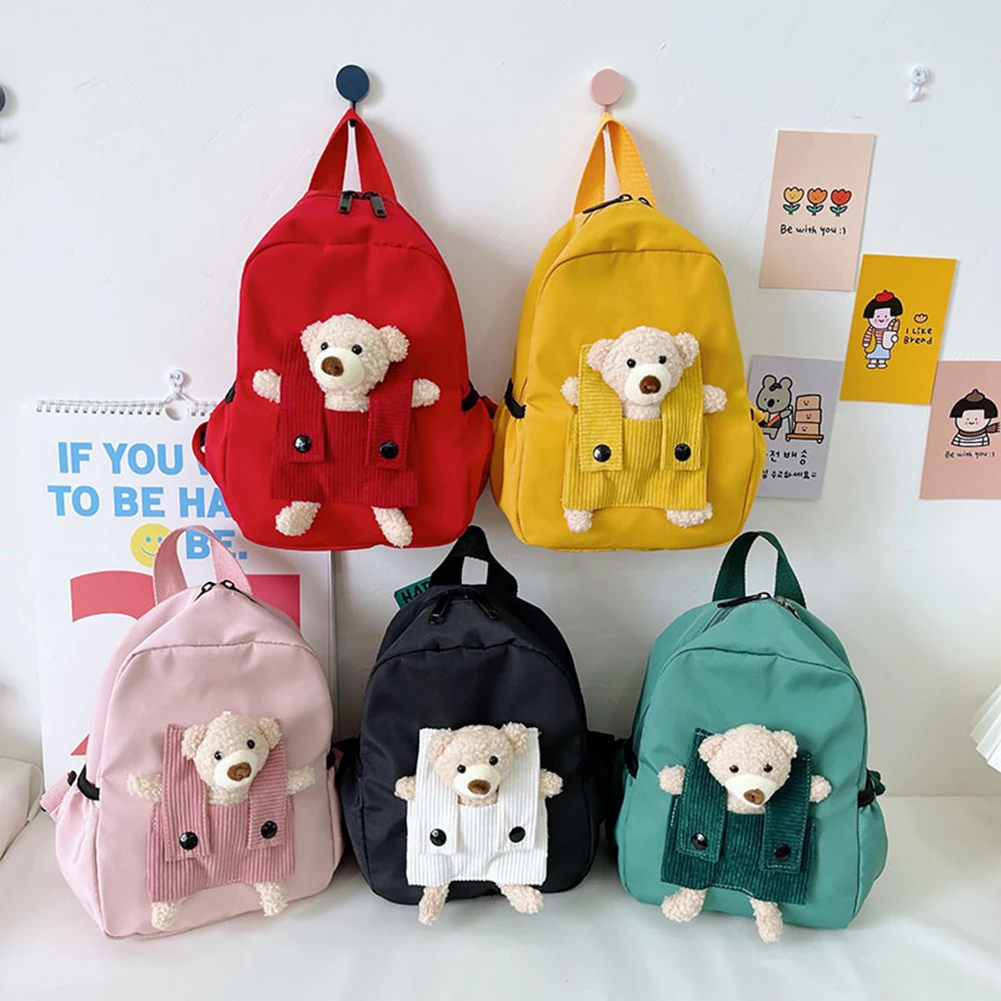 

Multifunctional Cartoon Animal Children Backpacks Kindergarten Bags for Toddler Entrance Travel Phone Pouch