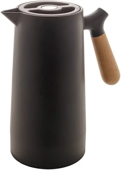

PLASTIC THERMAL BOTTLE C / BLACK NORTHERN WOOD CABLE 1l Water Bottle Kettle Thermos Insulated Vacuum Flask Gym Sport Shaker Bott