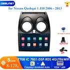 2 ГБ + 32 ГБ Android 10 для Nissan Qashqai J10 2006-2009 2011-2013 авто 2 din автомагнитола стерео плеер Bluetooth GPS навигация RDS SWC
