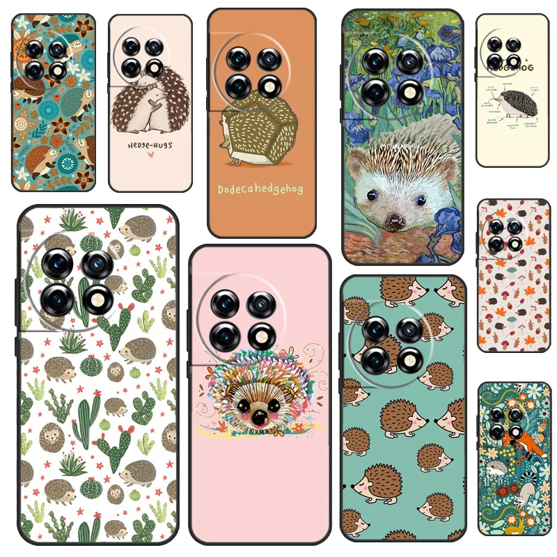 Чехол с милым мультяшным рисунком Колючий ежик для OnePlus Nord CE 4 2 3 Lite N20 N30 9 10 Pro 8T 9RT 10T