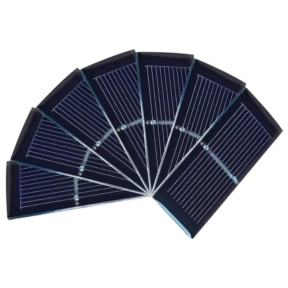 

NEW 10/20/50Pcs/Lot Monocrystalline Silicon Solar Panel 0.5V 0.125W DIY Solar Cell Battery Charger Module Solar System Dropshipp