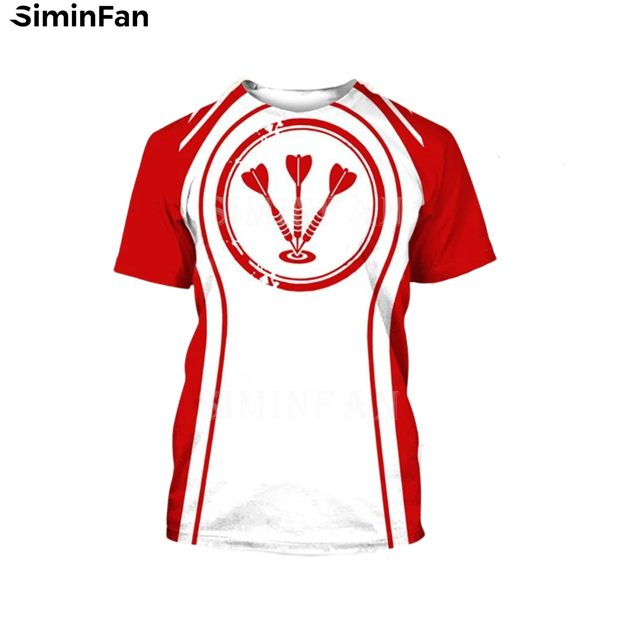 Футболка мужская летняя с 3D-принтом Повседневная рубашка коротким рукавом Топ