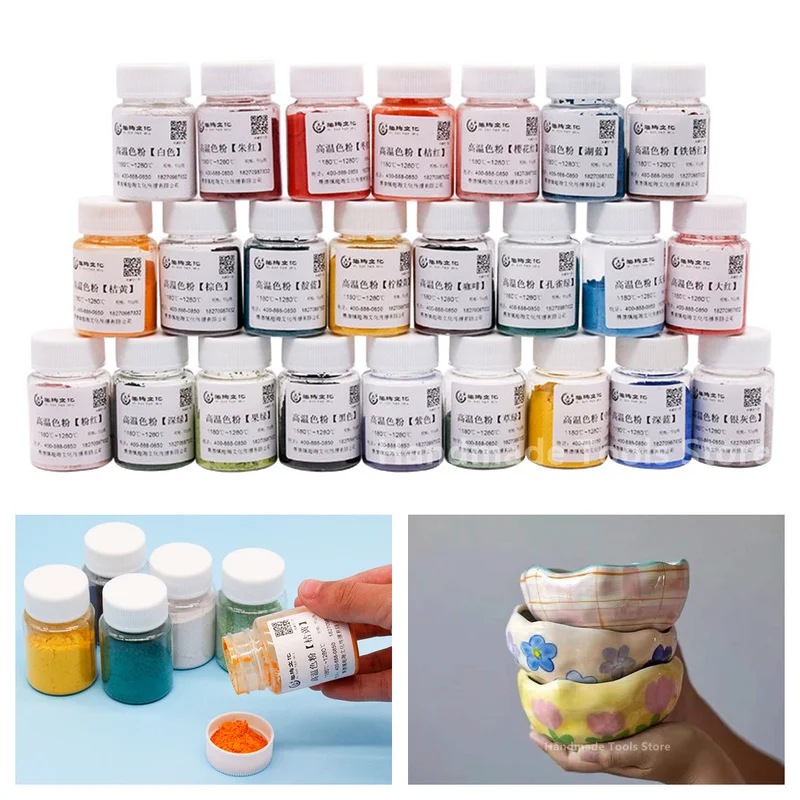 Керамическая подглазурная краска 50 г мощный пигмент средняя температура цвет