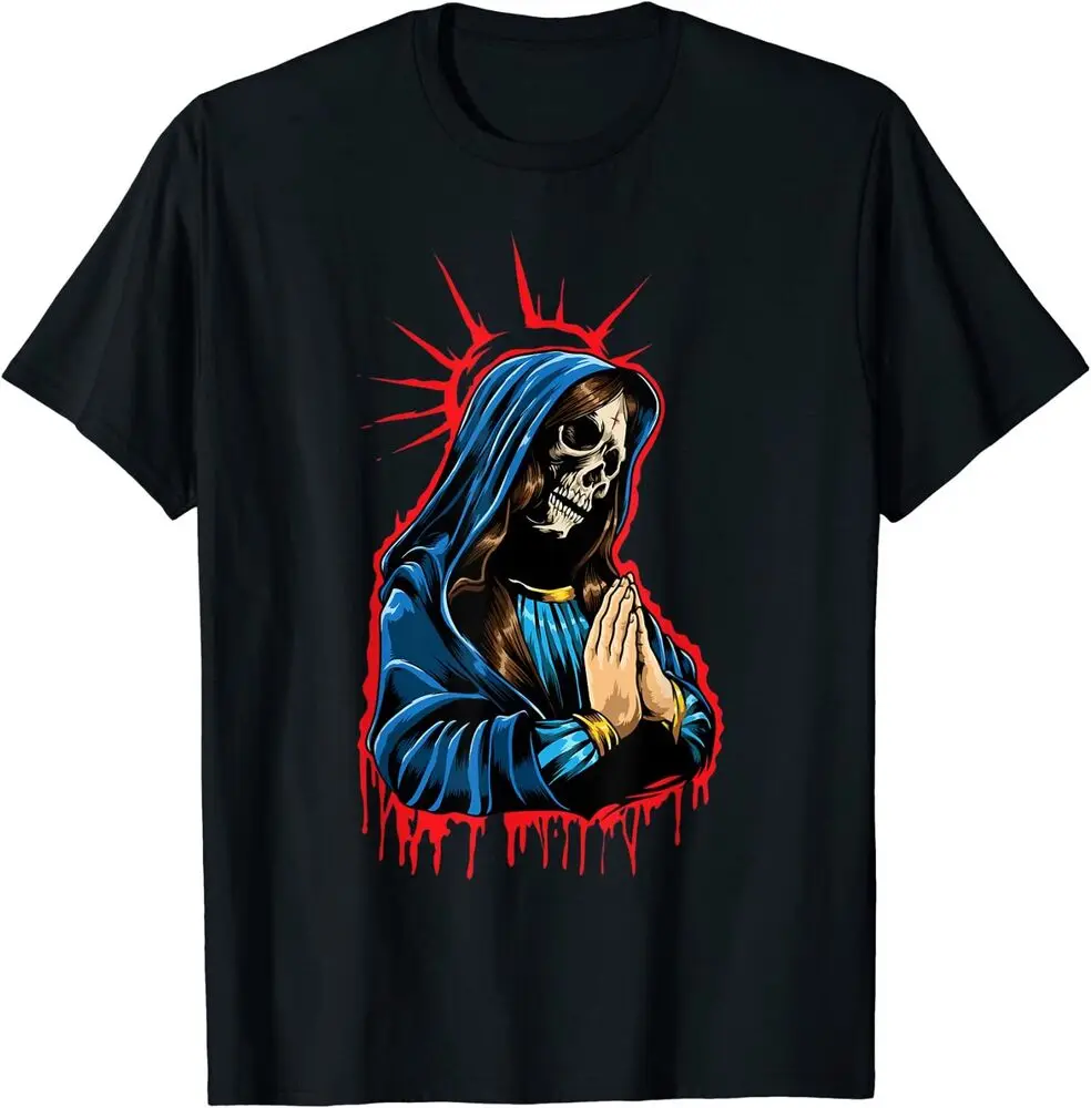 

Day Of The Dead Praying La Calavera Catrina, Santa Muerte T-Shirt