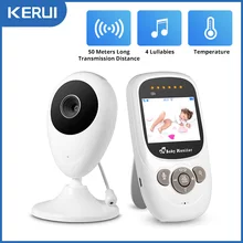 KERUI  Screen Babyphone Camera Video Nanny Baby Monitor With Camera Security Babyfoon Temperature Monitor Night Vision