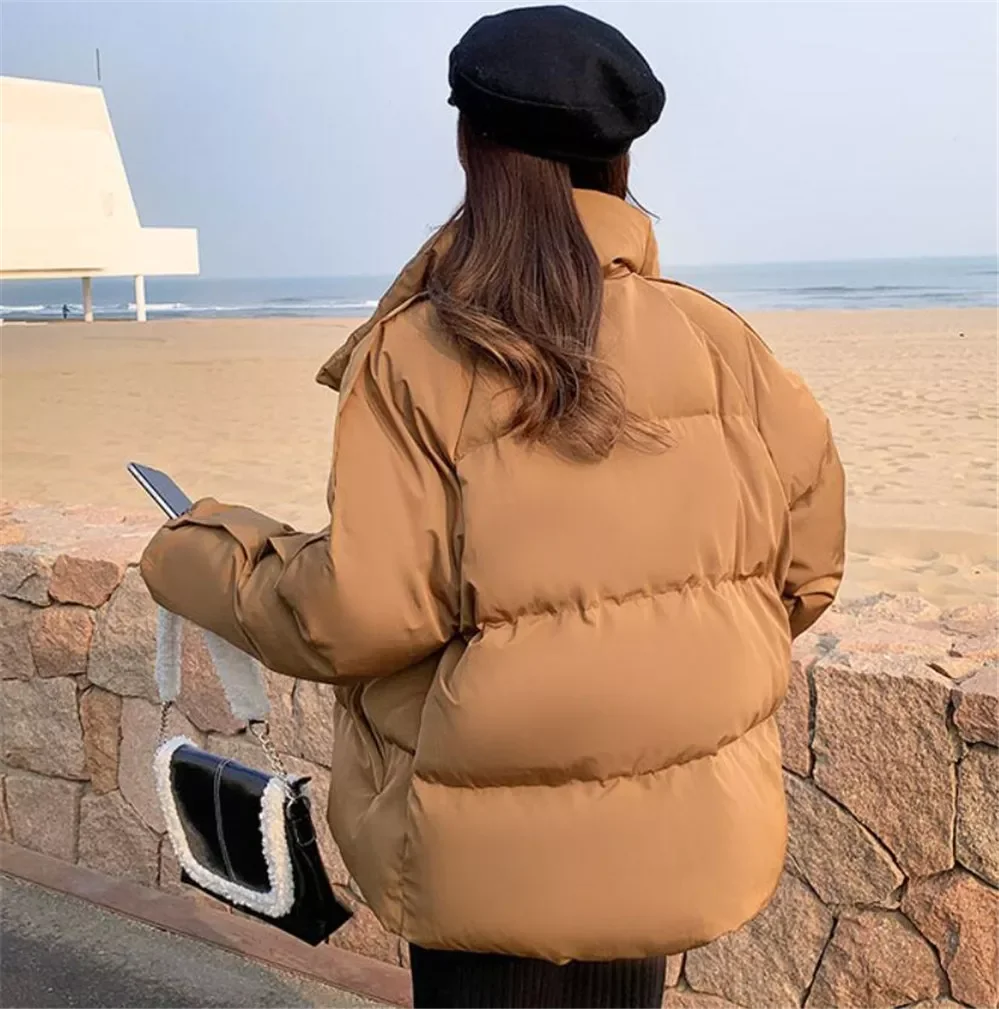 New2022 New Autumn Winter Jackets Loose Women's Parkas Casual Outwear Female Coats Thick Warm Parka High Quality Down Padded