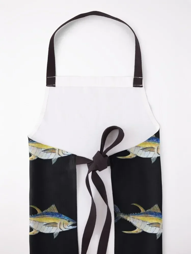 Фартук Yellowfin Tuna Dark Waters японский женский фартук для ресторана на заказ Рождество