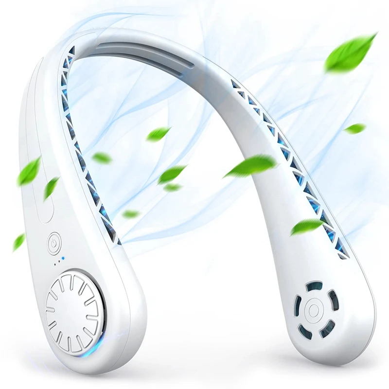 

Bladeless Neck Fan,Portable Fan Rechargeable,Personal Fan,Hands Free Around The Neck Fan, Wearable Cooling Fan