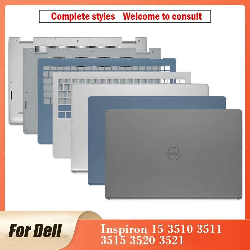 

New Original For Dell Inspiron 15 3510 3511 3515 3520 3521 Laptop LCD Back Cover Top Case Front Bezel Palmrest Bottom Base Case