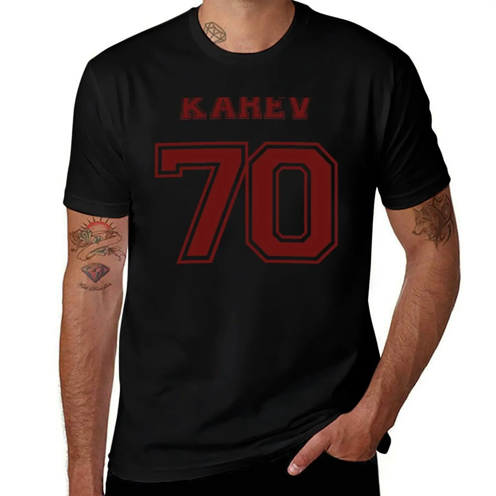 Фото Футболка Alex Karev Jersey с короткими рукавами для занятий спортом в тренажерном зале №1