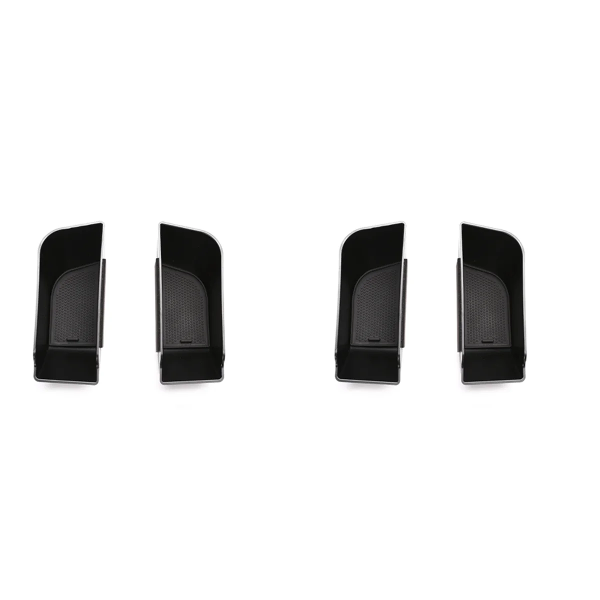 

4x Car Door Side Storage Box Phone Organizer Tray for Land Rover Defender 90 110 2020 - 2022 with Non-Slip Pad