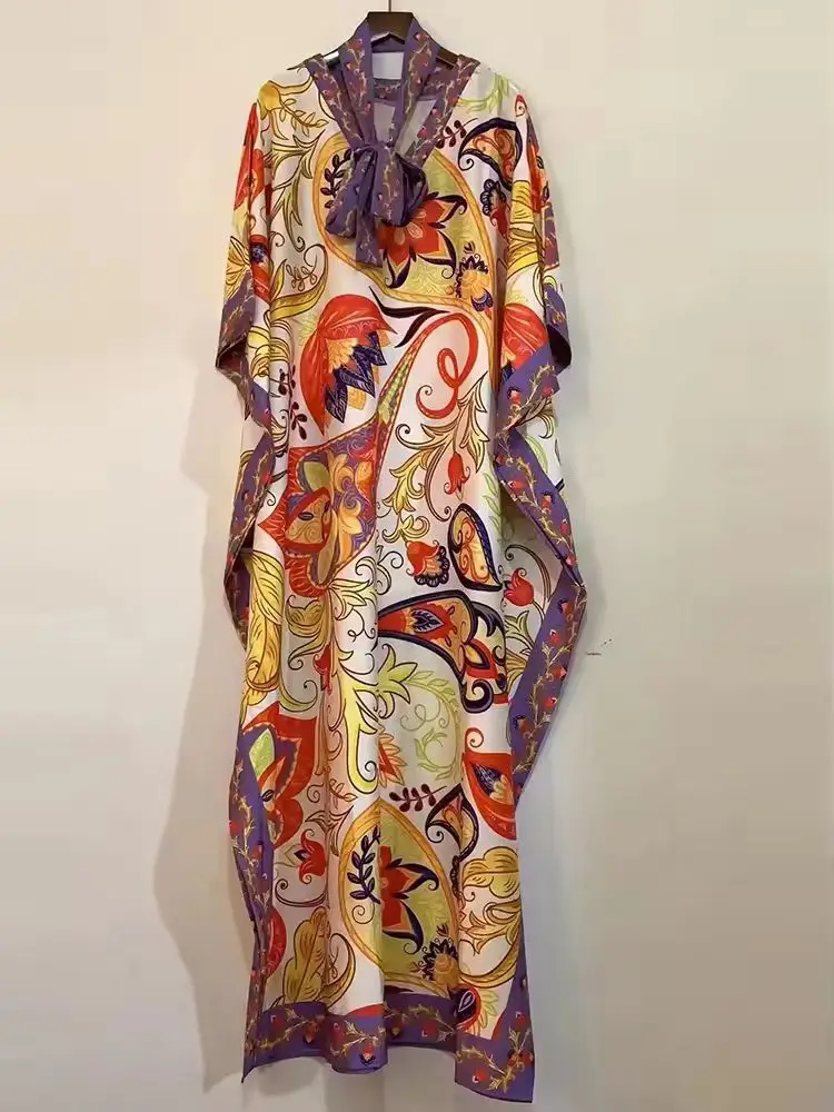 Весна 2025 новое женское платье-пуловер в стиле ретро с геометрическим принтом и