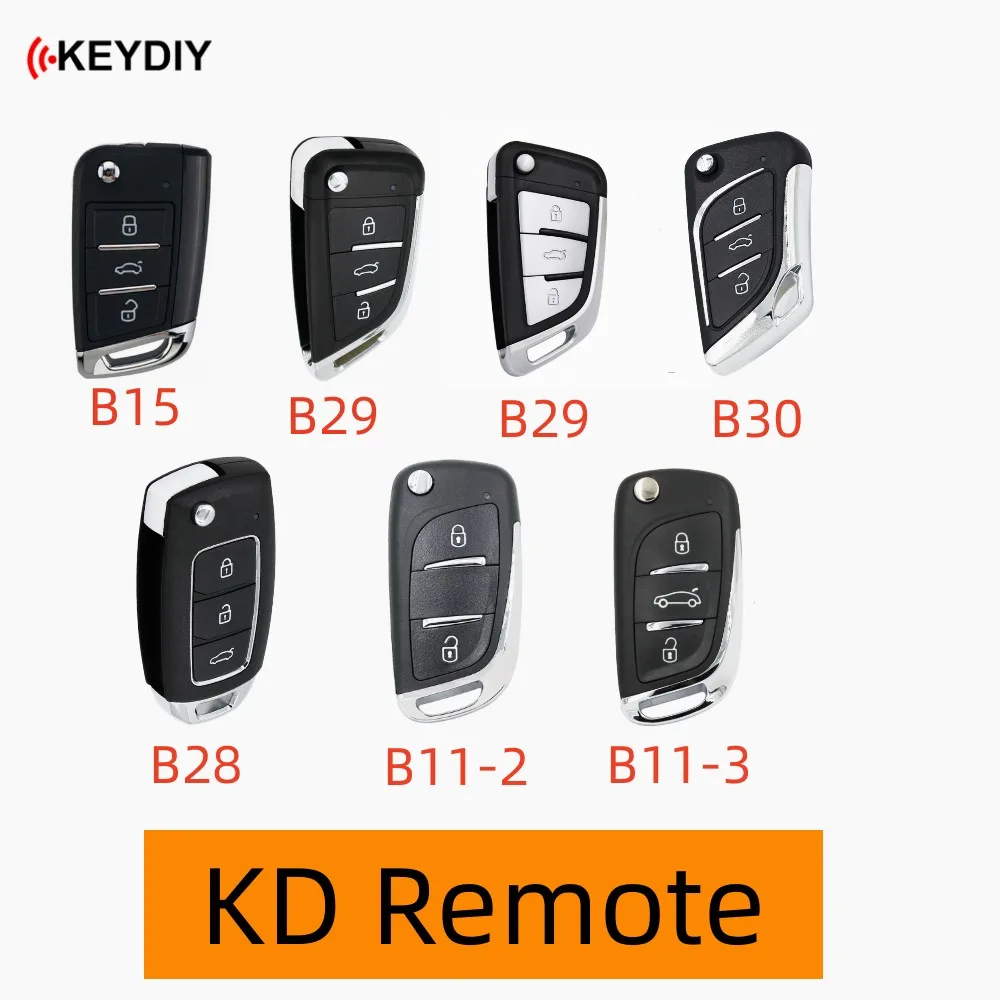 

Универсальный пульт дистанционного управления KEYDIY серии B B15, с 3 кнопками B29, B30, B28, для KD900, KD900, URG200, стиль мини KD для VW MQB, 5 шт.