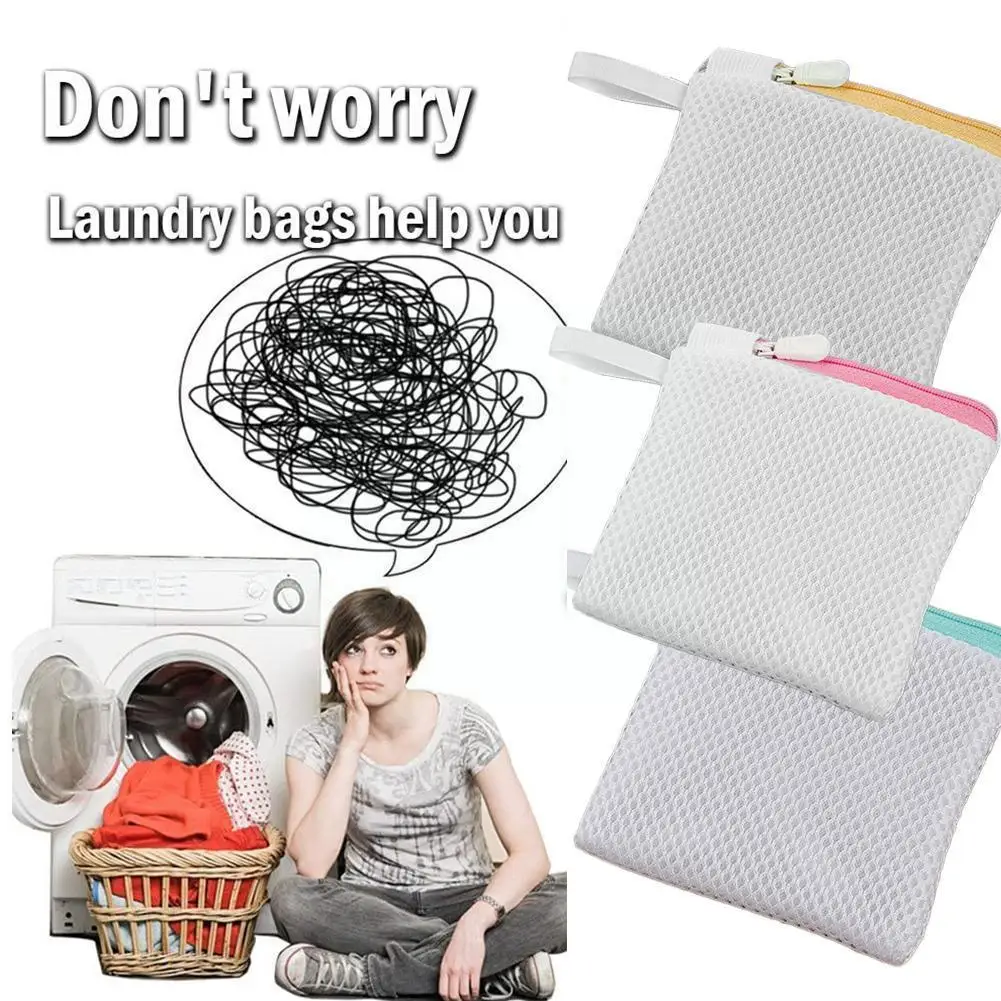 

1 шт., сетчатый мешок для стирки белья, 12 х12 см