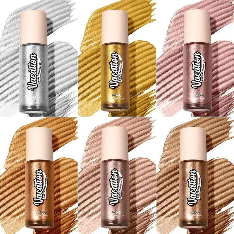 

Жидкий Хайлайтер для тела, Осветляющий кожу, восстанавливающий мерцающий жидкий Хайлайтер для лица, антипригарный макияж, косметика